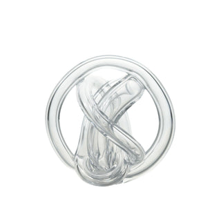 Hand Blown Glass Brown Knot Decorative Object - Handmade Unique Hand - Blown Figurines & Ornaments - Alfiq's Store