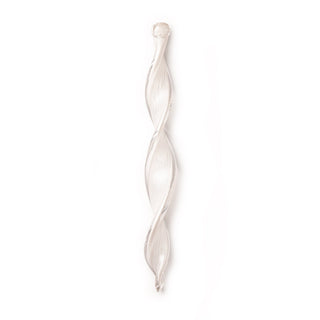 Hand - Blown Twisted Glass Tree Decoration – Elegant Red - Green Icicle Ornament - Alfiq's Store