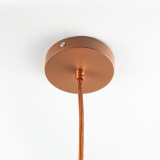 Handmade Matte Copper Pendant Light – Complete Set with Customizable Accessories (6"–16") - Alfiq's Store