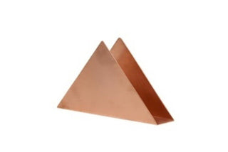 Handmade Pure Copper Napkin Holder – Elegant Tabletop Organizer for Home & Dining - Alfiq's Store