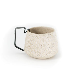 Hic Ceramics Medium Cup Recif — Handcrafted Stoneware Cup with Removable Handle