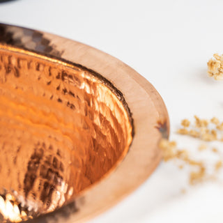 Oval Dark Copper Drop - In Sink – Handmade Undermount Kitchen & Bathroom Vessel - Alfiq's Store