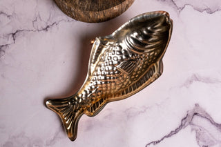 Handcrafted Pure Copper Fish - Shaped Cake Mold, Unique Baking Mold & Kitchen Wall Decor - Alfiq's Store