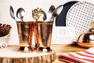 Pure Copper Pencil Holder| Handmade Copper Desk Organizer Accessories Decor - Alfiq's Store