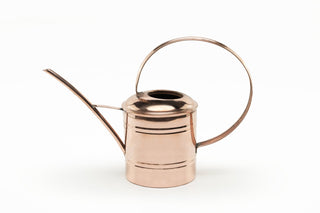 Handcrafted Small Copper Watering Can – Artisan - Made Planter Pot for Indoor & Outdoor Gardening - Alfiq's Store