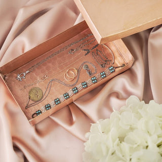 Handmade Solid Matte Copper Box with Lid | 8" x 4" x 2" Vintage Copper Decoration for Bedroom or Bathroom | Elegant Rectangular Jewelry Case - Alfiq's Store