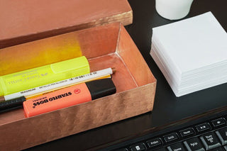 Handmade Solid Matte Copper Box with Lid | 8" x 4" x 2" Vintage Copper Decoration for Bedroom or Bathroom | Elegant Rectangular Jewelry Case - Alfiq's Store