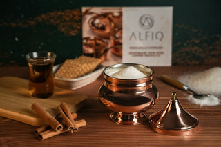 Copper Sugar Bowl with Lid | Copper Small Container Pot for Coffee & Sugar - Alfiq's Store