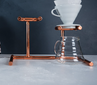 Copper Pour-Over Stand – Industrial Precision for Coffee Rituals