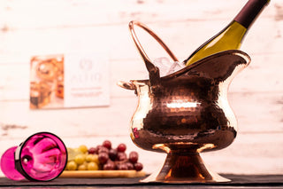 Handmde Copper Ice Bucket | Copper Beverage Pot 100% Solid Copper 210x220 mm - Alfiq's Store