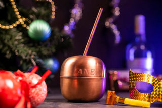 Personalized Copper Mug Set Engraved| Copper Bridesmaid Glass Wedding Anniversary Gift 350 ml - Alfiq's Store