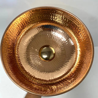 Copper Push Up Drain Stainless Steel Copper Push Up Button for Sinks - Alfiq's Store