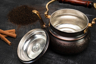 Patina Dark Solid Copper Teapot Stovetop, 1.6 Quarts (1.5 Liter)| 100% Copper Kettle Kitchen Utensil Dark Patina Finish - Alfiq's Store